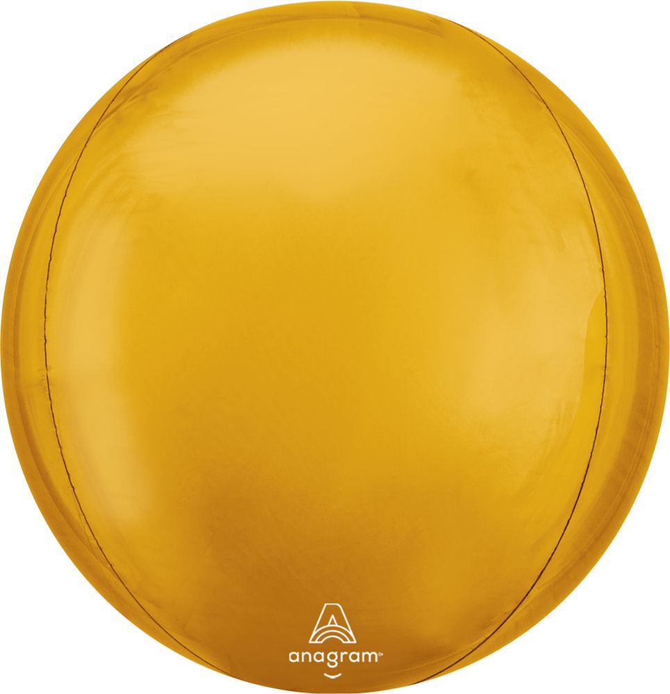 Gold Orbz Balloon