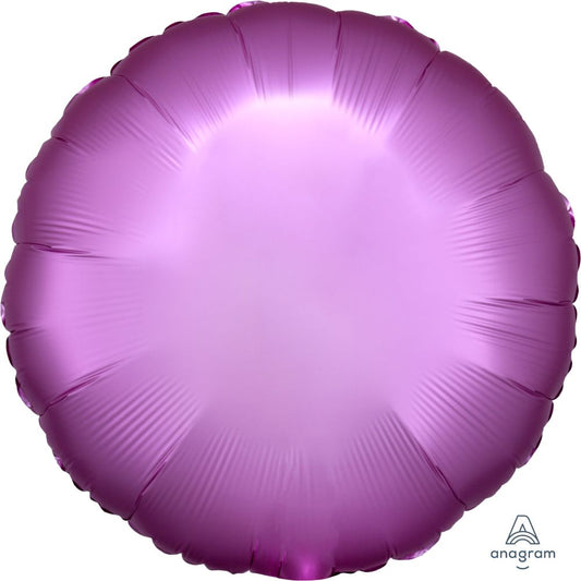 18" Flamingo Pink Circle Balloon