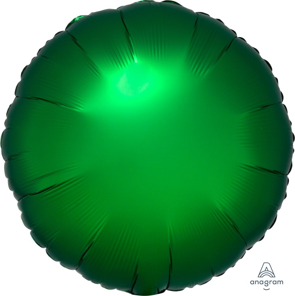 18" Emerald Green Circle Balloon