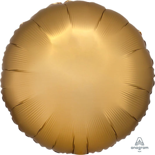 18" Gold Circle Balloon
