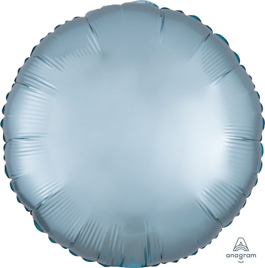 18" Pastel Blue Circle Balloon