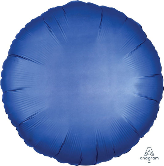 18" Azure Blue Circle Balloon