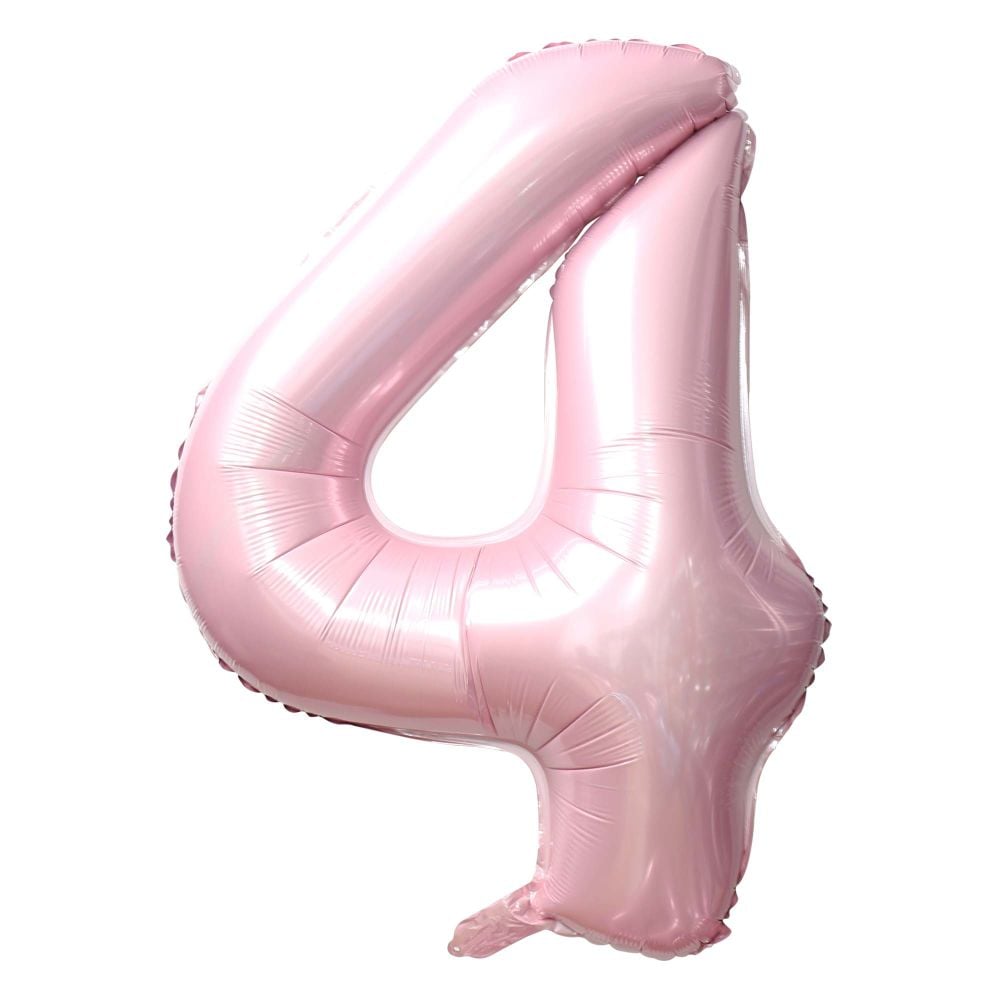 Light Pink Number Foil Balloon
