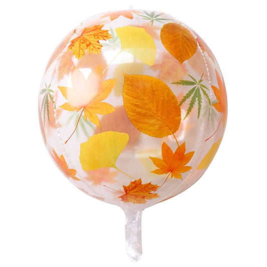 Fall Leaves Bubble Balloon