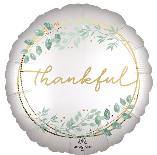 18" Thankful Thanksgiving Balloon