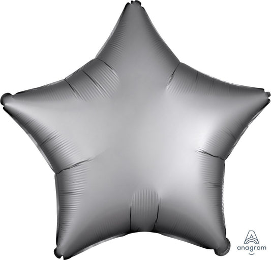 18” Satin Luxe Platinum Star Balloon