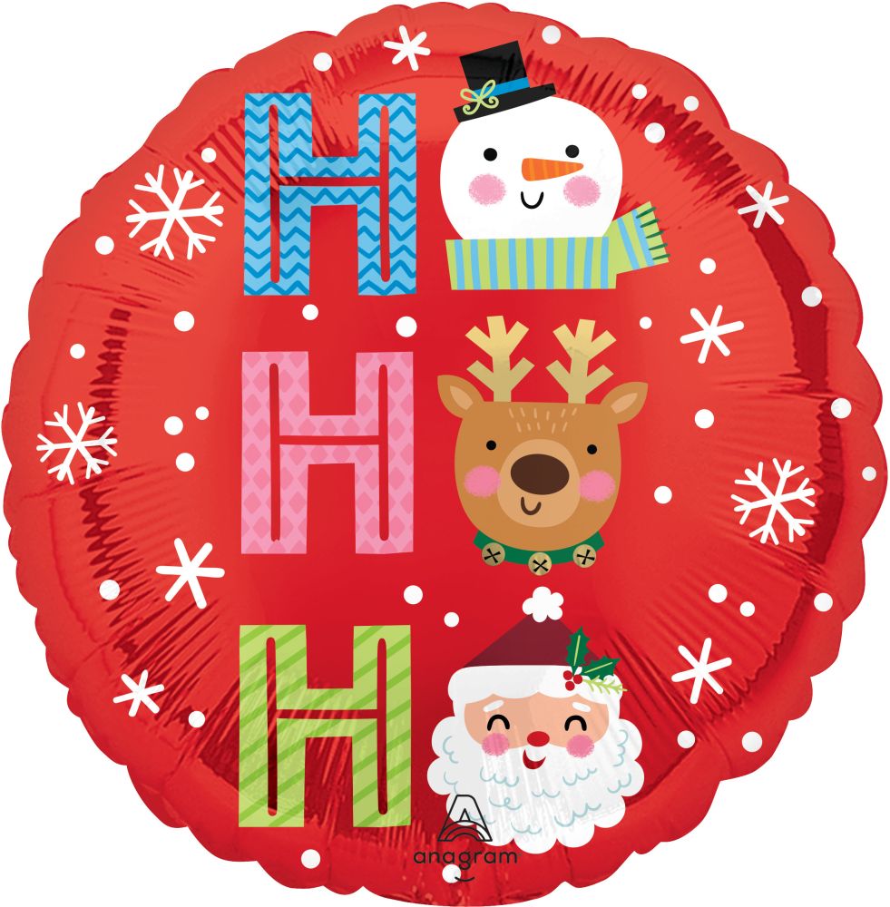 18" Christmas Ho Ho Ho Balloon