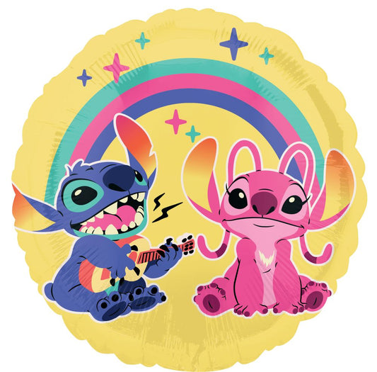 18" Stitch & Angel Balloon
