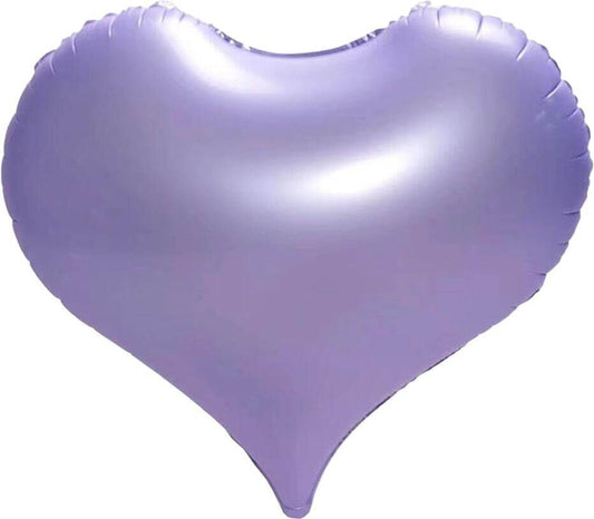 18" Matte Lilac Heart Balloon