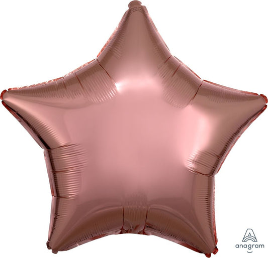 18” Rose Gold Metallic Star
