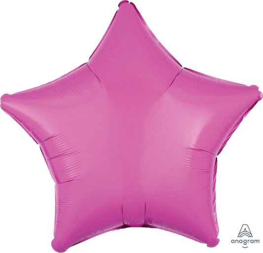 18" Bright Bubble Gum Pink Star