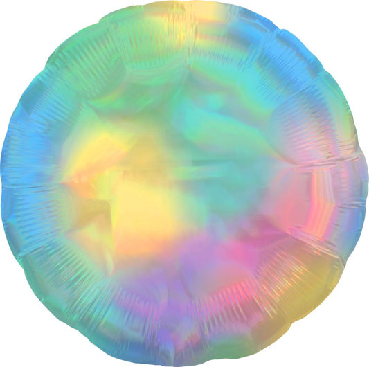 18” Iridescent Pastel Rainbow Circle