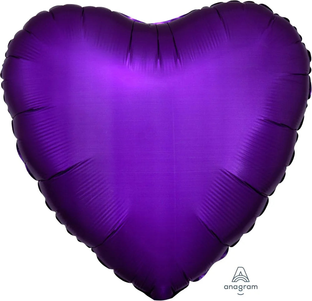 18" Purple Heart Satin Balloon