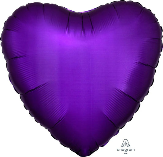 18" Purple Heart Satin Balloon