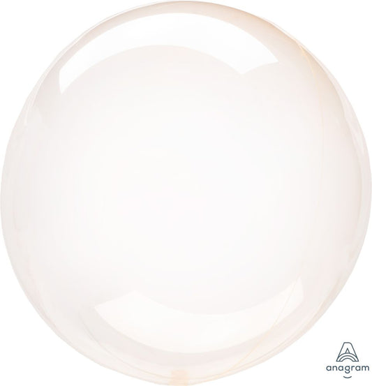 Orange Transparent Clearz Balloon