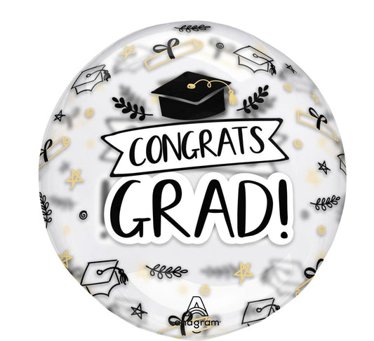 Congrats Grad! Clearz Balloon