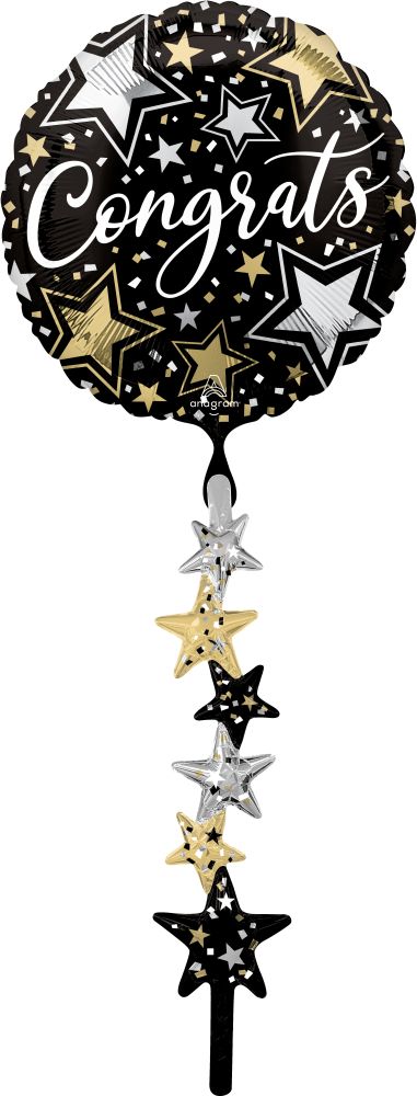 Congrats Airwalker Foil Balloon