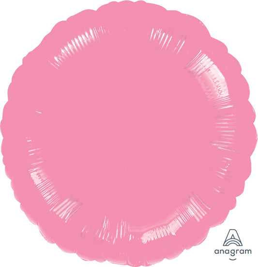 18" Metallic Pink Circle Balloon