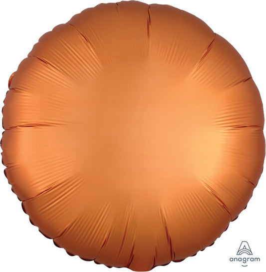 18" Satin Amber Circle Balloon