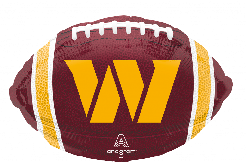 17” Washington Commanders NFL Football Balloon
