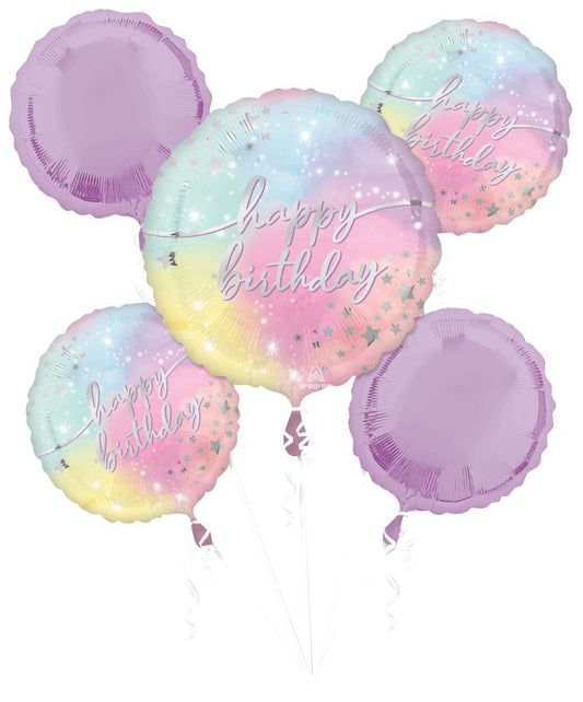 Happy Birthday Luminous Balloon Bouquet