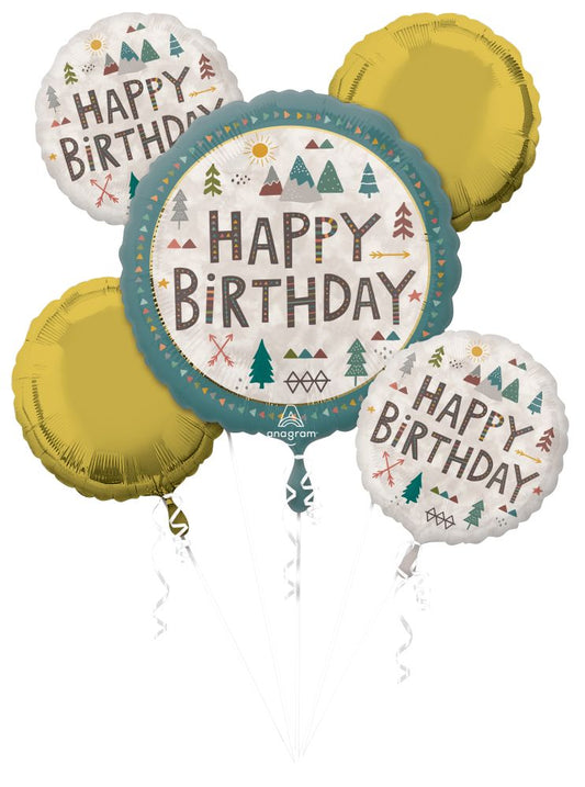 Happy Birthday Wilderness Balloon Bouquet