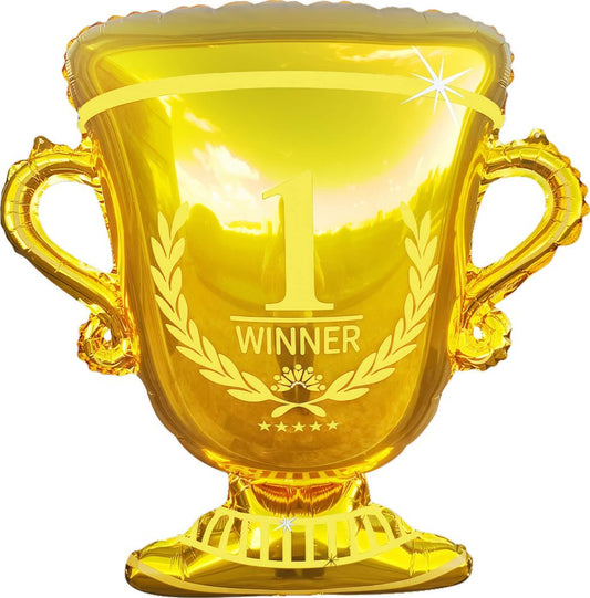 Number 1 Winner Jumbo Foil Balloon Trophy