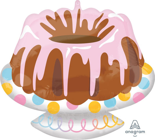 18” Bundt Cake Shaped Balloon