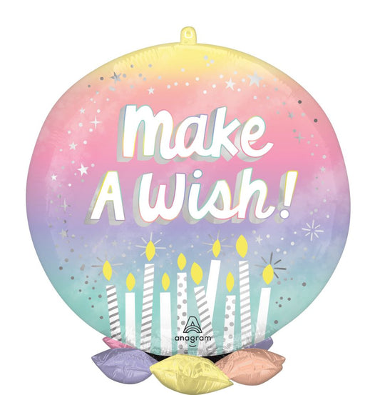 19” Make A Wish Frillz Balloons