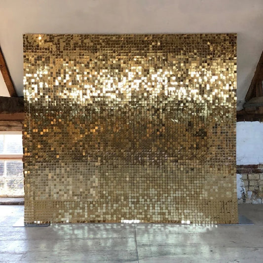 Gold Shimmer Wall Rental