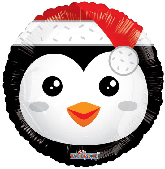 18" Christmas Penguin & Snowman Winter Balloon