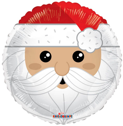 18" Christmas Santa & Reindeer Winter Balloon