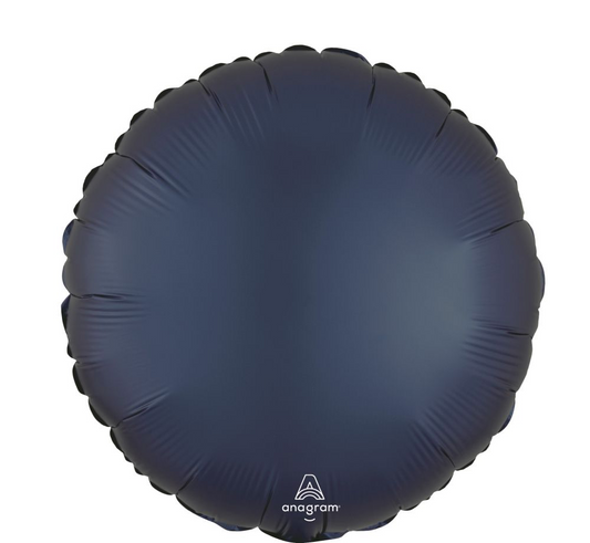18" Navy Blue Circle Balloon