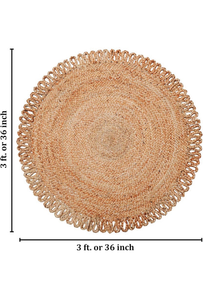 Rental 3ft Jute Rug