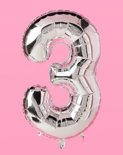 32” Silver Number Foil Balloon CLT Balloons
