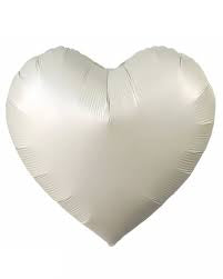 18" Satin Luxe Cream Balloon