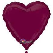 18" Heart Berry Heart Balloon