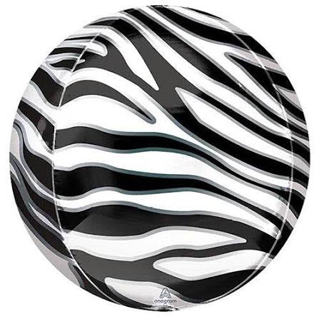 Orbz 18” Zebra Print Balloon