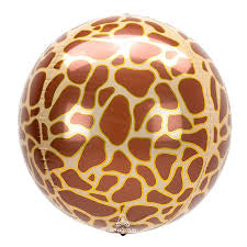 Orbz 18” Giraffe Print Balloon