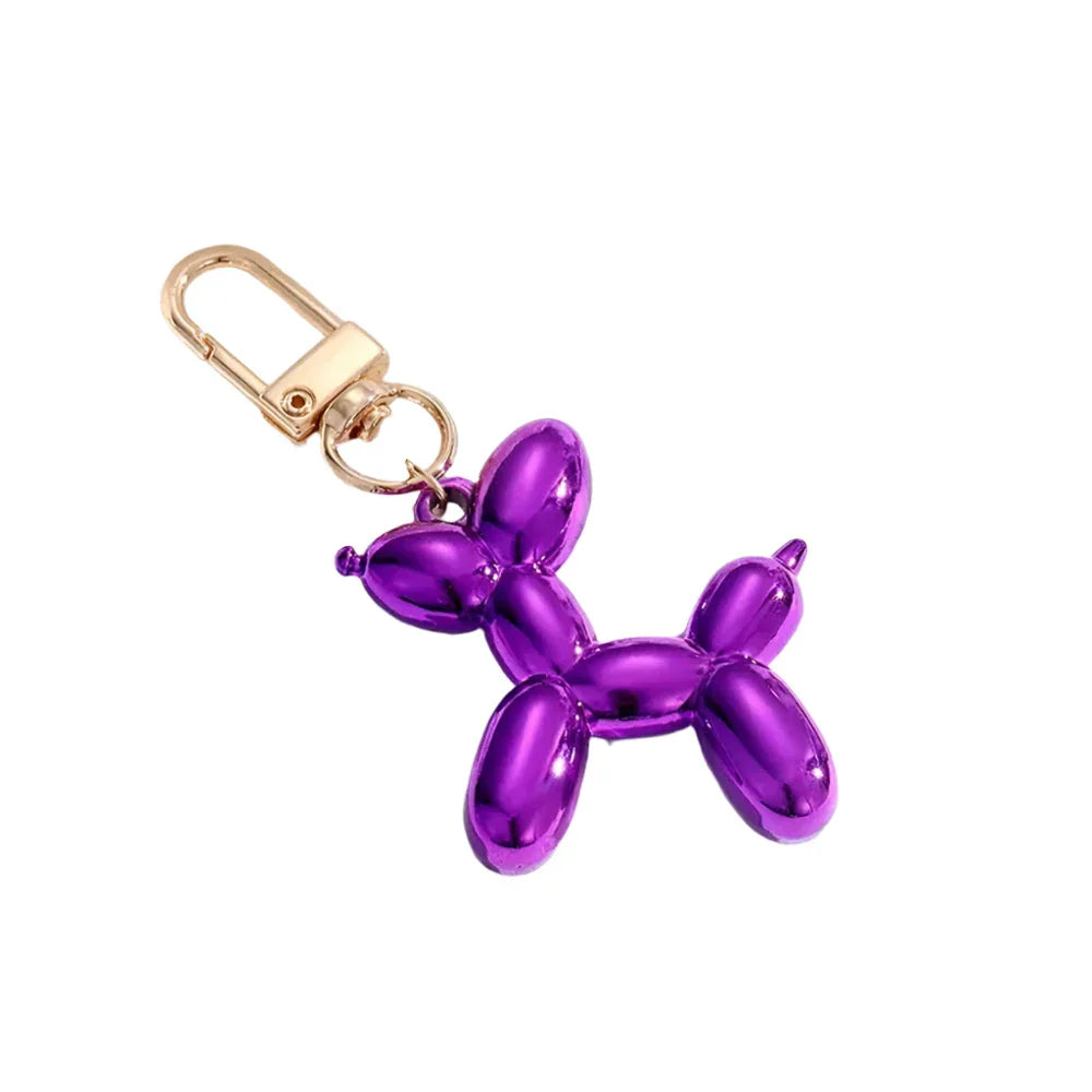 Purple Keychain Balloon Dog