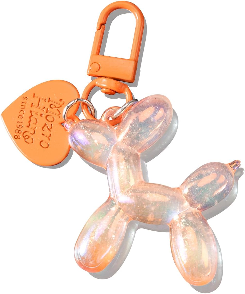Orange Keychain Balloon Dog