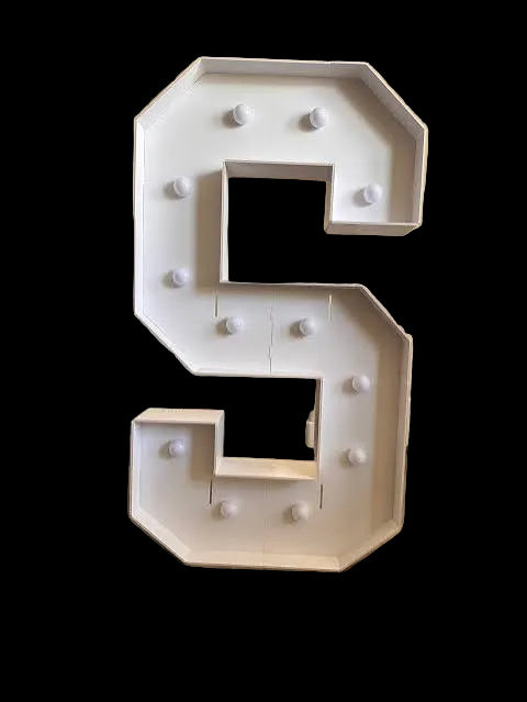 White Marquee Letters Daily Rental Fee