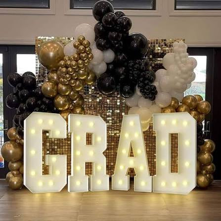 White Marquee Letters Daily Rental Fee