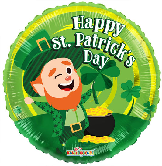 18”  St. Patrick’s Leprechaun Balloon