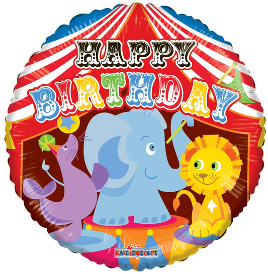 18” Birthday Circus Balloon