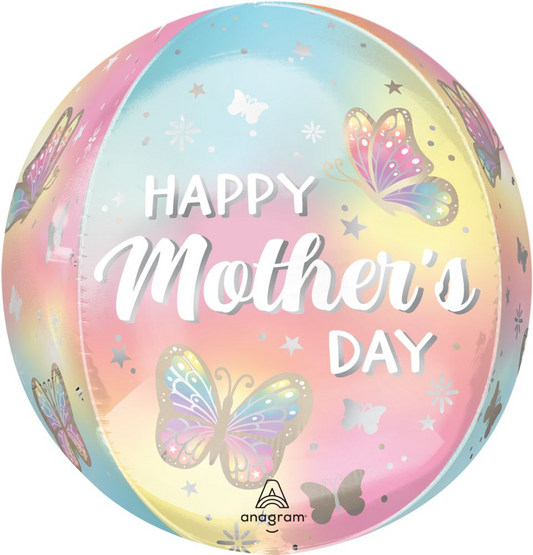 Happy Mother’s Day Butterfly Orbz Balloon