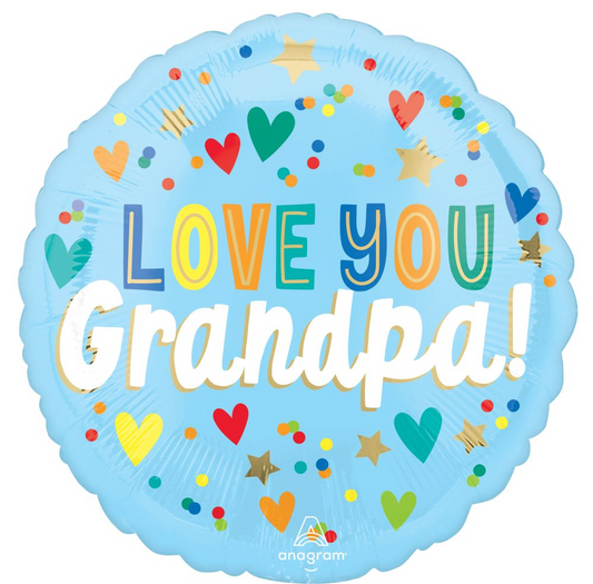 18" Love You Grandpa Balloon