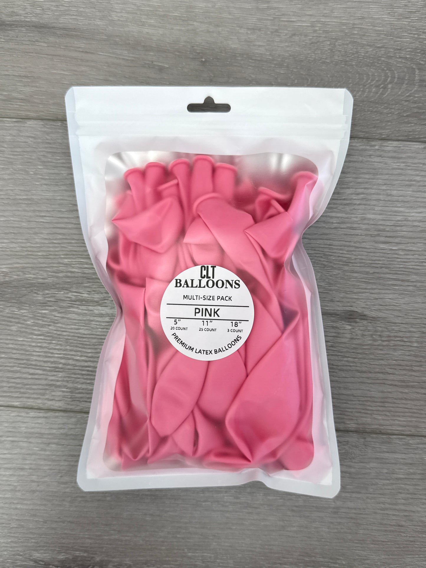 Pink Balloon Multi-Size Pack