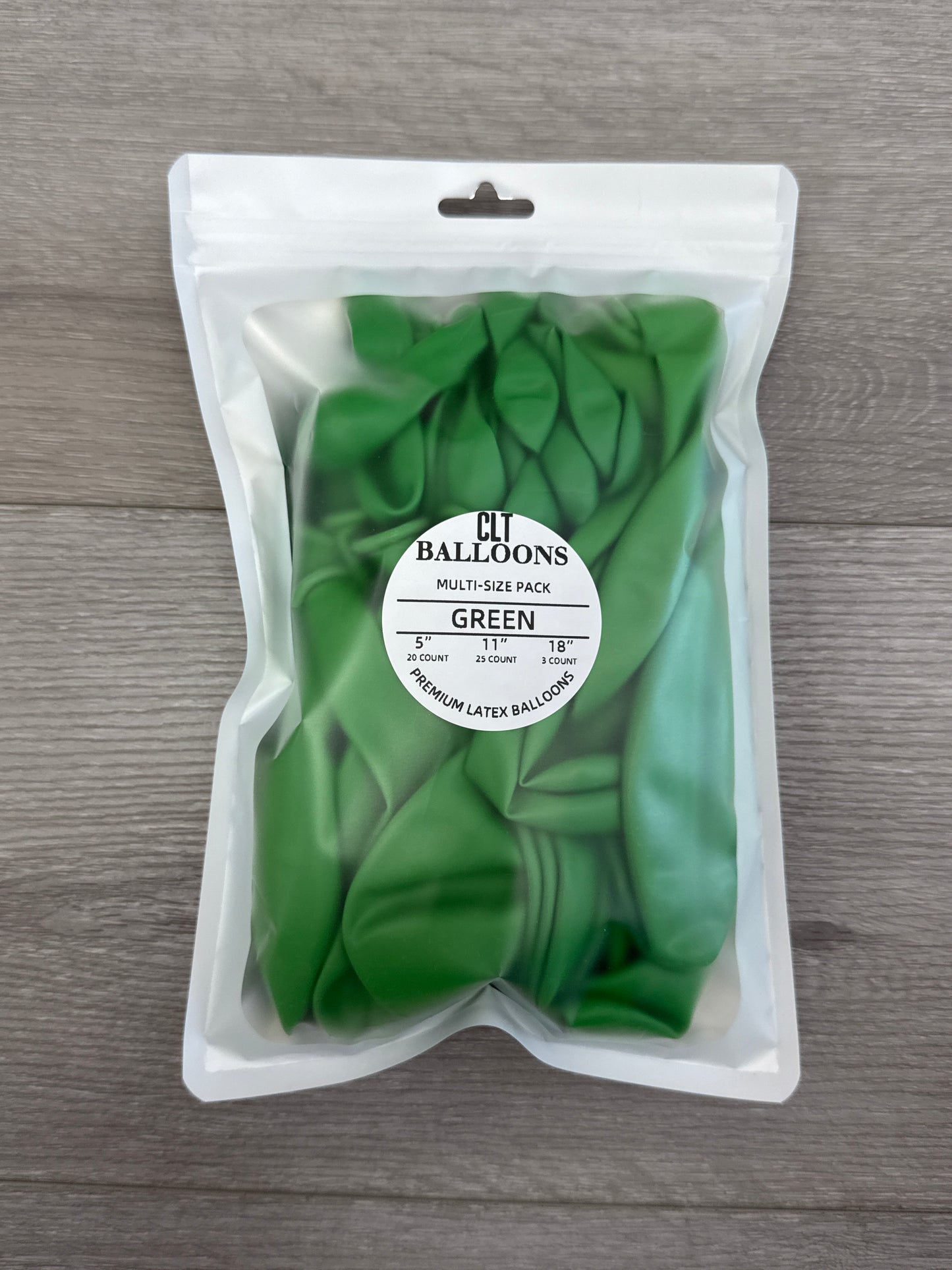 Green Balloon Multi-Size Pack