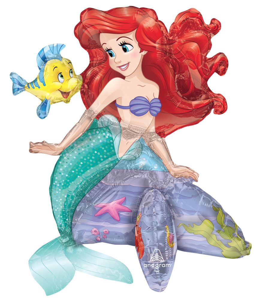 Princess Ariel Little Mermaid Airloonz Foil Balloon